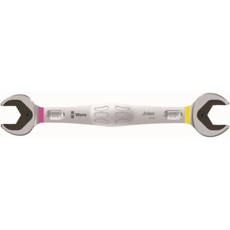 Wera 05020260001 6002 Joker Double Clé à fourche double Ouverture de clé (métrique) 20 - 22 mm