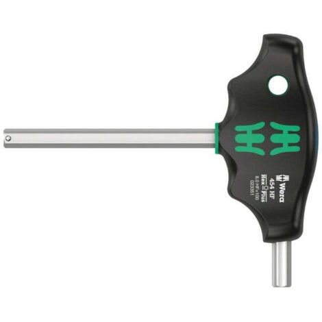 Wera 454 HF Clé coudée pour vis à 6 pans creux Taille (métrique): 8 mm Longueur de la lame: 100 mm (1/5)