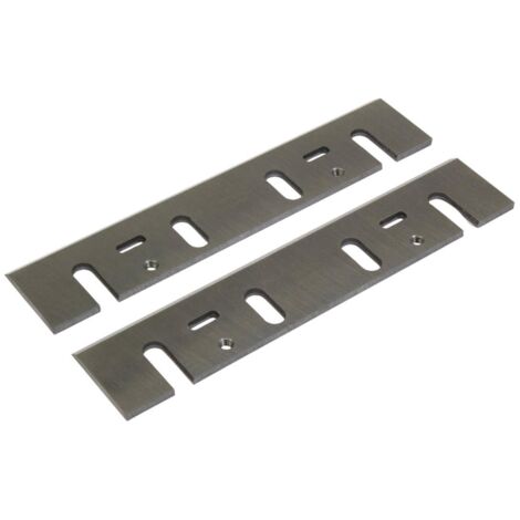Makita – Jeux de fers réaffutables pour rabots 155mm – HSS pour bois dur – Coupe nette et lisse – D70910