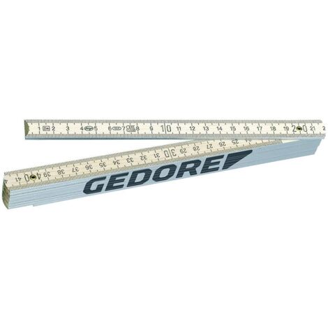 GEDORE 1837087 - règle pliante en bois de 2 m , 4533-2 (1/3)