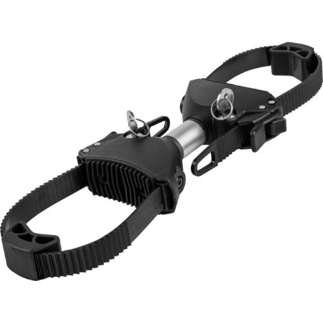 Eufab – Support pour porte-vélo 2 vélos – Charge maximale 60kg – Verrouillable des deux côtés – Compatible avec attelage – 11579