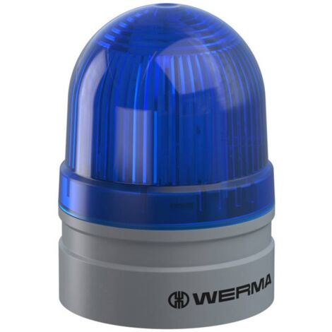 Werma Signaltechnik Avertisseur optique Mini TwinFLASH 115-230VAC BU 260.520.60 bleu 230 V/AC Q144972 (1/4)