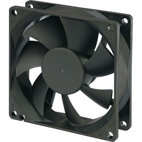 Ventilateur axial TRU COMPONENTS RD8025B12H 189136 12 V/DC 57 m³/h (L x l x H) 80 x 80 x 25 mm 1 pc(s) (1/4)