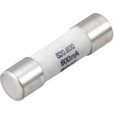 VOLTCRAFT VC 191 Fuse Fusible de multimètre (Ø x L) 5 mm x 20 mm 600 mA 600 V/AC, 500 V/DC rapide -F- Contenu 1 pc(s) (1/2)