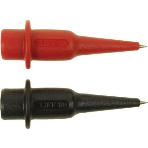 Jeu de pointes de touche Cliff PAIR TPR5 PROBES RB CAT III 1000 V rouge, noir 1 set A200052 (1/2)