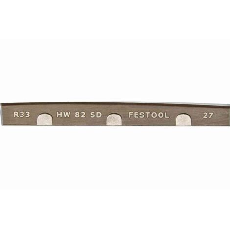 Festool – Couteau hélicoïdal HW 82 SD – Largeur 82 mm – Pour tête de rabotage HK 82 SD – Coupe nette sans éclat