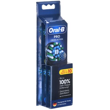 Oral-B Cross Action Têtes de brosse à dents électrique 10 pc(s) noir
