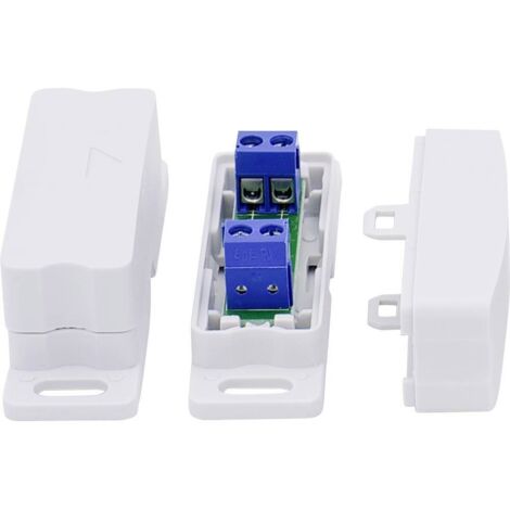 Schabus Interrupteur magnétique câblé KMS 098K22 blanc (1/3)