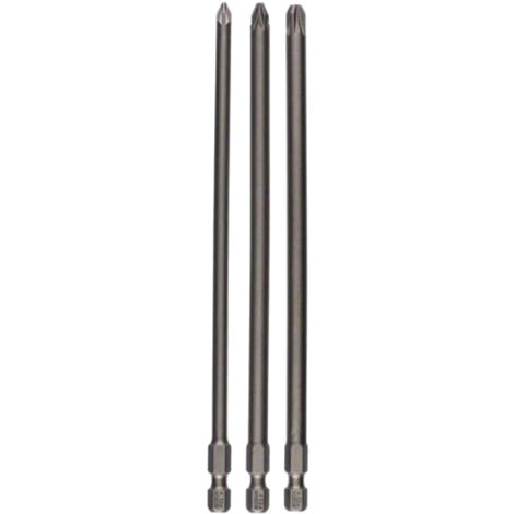Embout 6 pans Bosch Accessories 2607001762 extra-dur Forme (embouts): E 6.3 3 pc(s)