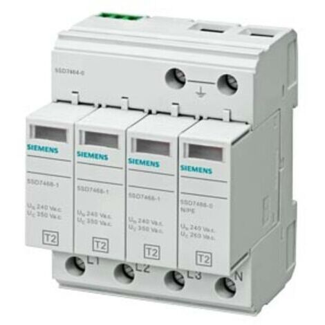Siemens 5SD74640 5SD7464-0 Dispositif antisurtension 40 kA 1 pc(s) D359691 (1/2)