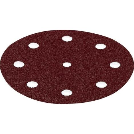 Festool – Disque à lamelles 125 mm 499100 – Grain 220 – Lot de 50 – Pour ponçage bois dur avec StickFix