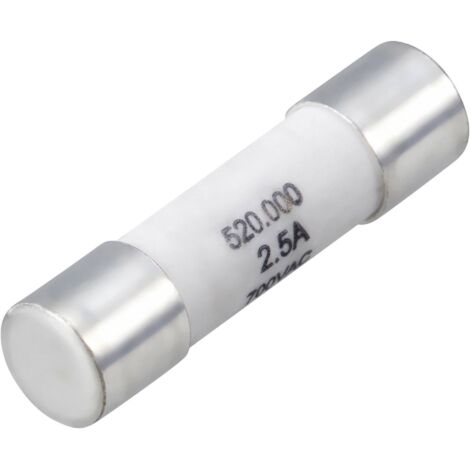 VOLTCRAFT VC 200er Fuse Fusible de multimètre (Ø x L) 5 mm x 20 mm 2.5 A 700 V/AC, 500 V/DC rapide -F- Contenu 1 pc(s) R688542