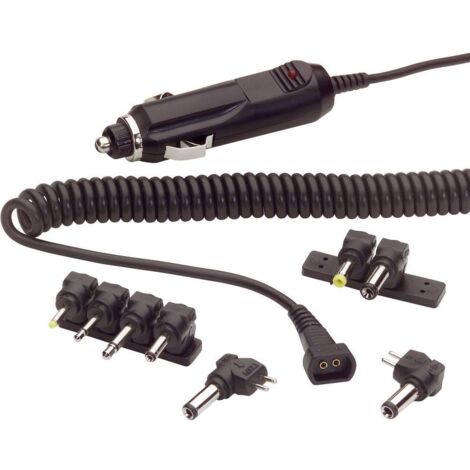 Voltcraft – Kit de connecteurs basse tension 12V 1,5A – Fusible 2A – Longueur câble 1,8m – Pour prise allume-cigare voiture - Q692762