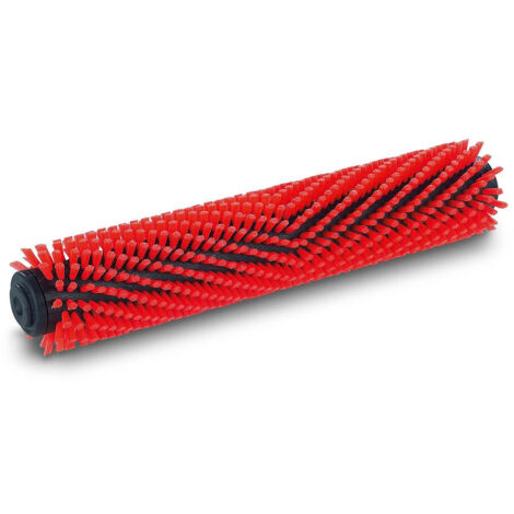 Brosse cylindrique Kärcher, moyenne, rouge, 300 mm