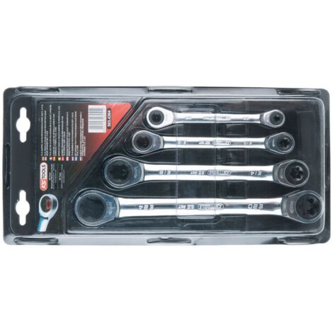 KS Tools 5034364 503.4364 Jeu de clés à cliquet annulaires doubles Ouverture de clé (métrique) 6 - 20 mm (1/5)