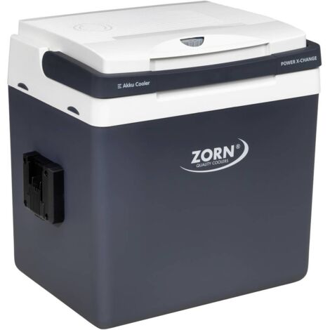 ZORN Z 26 DC PX 12/24V Glacière à batterie thermoélectrique 12 V, 18 V, 24 V gris 25 l Fonction de refroidissement : De