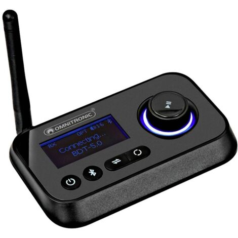 Omnitronic BDT-5.0 Emetteur/récepteur de musique Bluetooth® Version Bluetooth: 5.0 30 m (1/3)
