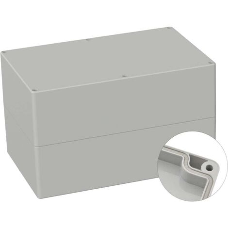 TRU COMPONENTS TC-9065716 Boîtier industriel 250 x 160 x 150 ABS gris clair (RAL 7035) 1 pc(s) (1/3)