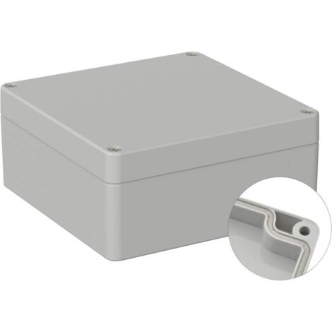 TRU COMPONENTS TC-9065616 Boîtier industriel 122 x 120 x 55 ABS gris clair (RAL 7035) 1 pc(s) (1/3)