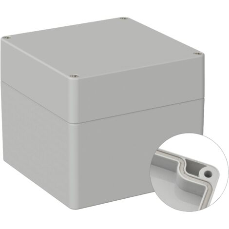 TRU COMPONENTS TC-9065656 Boîtier industriel 122 x 120 x 105 ABS gris clair (RAL 7035) 1 pc(s) (1/2)