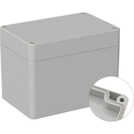 TRU COMPONENTS TC-9065660 Boîtier industriel 120 x 80 x 90 ABS gris clair (RAL 7035) 1 pc(s) (1/3)