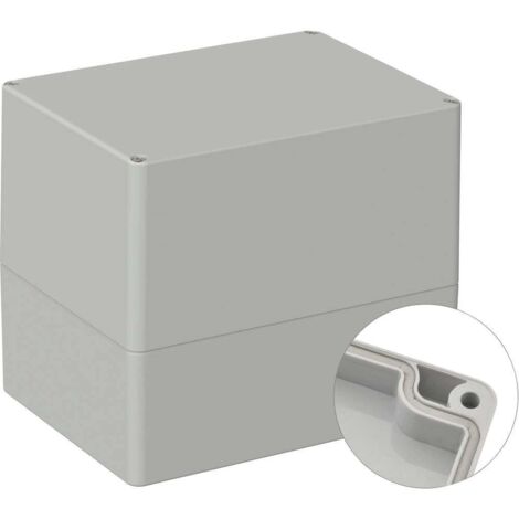 TRU COMPONENTS TC-9065712 Boîtier industriel 160 x 120 x 140 ABS gris clair (RAL 7035) 1 pc(s) (1/3)