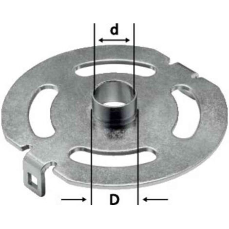 Festool – Bague de copiage pour défonceuse OF 1400 – Diamètre 17mm – Installation sans outil – 493315