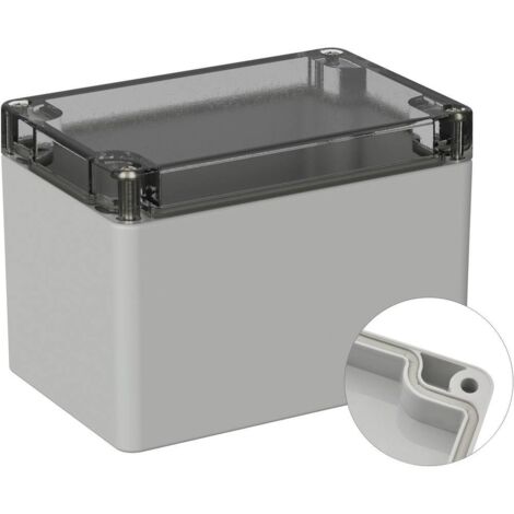 BOÎTIER UNIVERSEL TRU COMPONENTS TC-9065504 120 X 80 X 85 PC GRIS CLAIR (RAL 7035) 1 PC(S) (1/3)