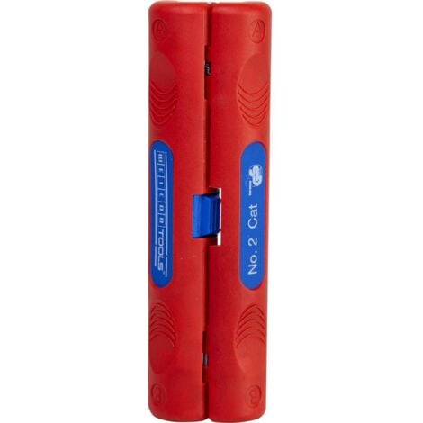 WEICON 10054014 Outil à dénuder adapté pour Câble CAT5, Câble CAT6, Câble CAT7, Câble à paire torsadée 4.5 à 10 mm