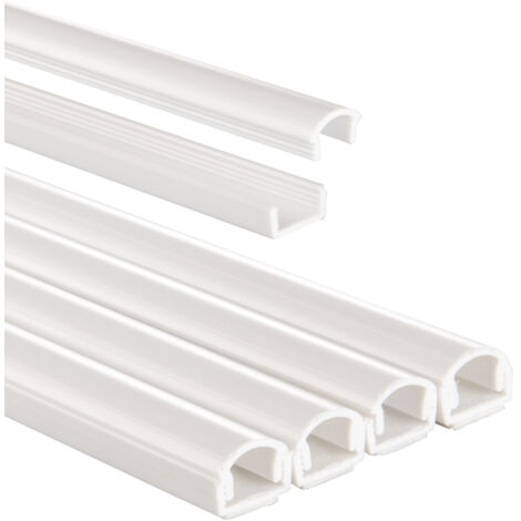 Hama 00220980 Goulotte de câble (L x l) 1 m x 11 mm 4 pc(s) blanc (1/3)