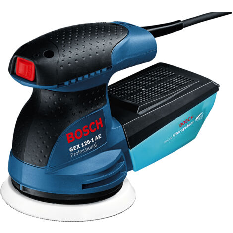 Bosch – Ponceuse excentrique 250 W – Ø 125 mm – 24000 oscillations/min – Pour bois dur et teck – Moteur performant
