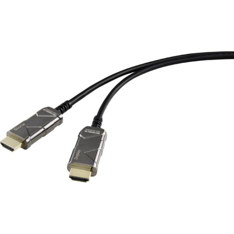 Câble de raccordement SpeaKa Professional HDMI Fiche mâle HDMI-A, Fiche mâle HDMI-A 20.00 m noir SP- (1/5)