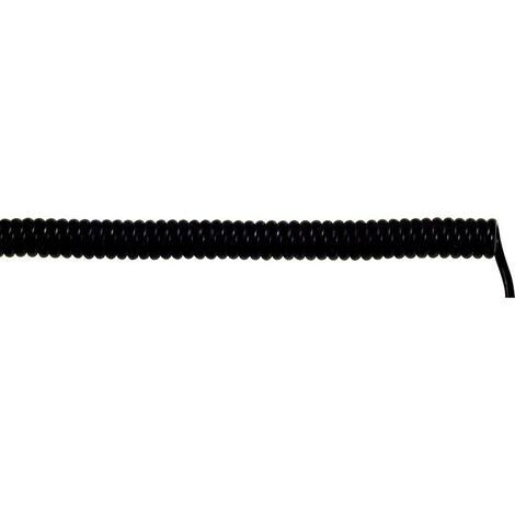 LAPP 73220241 Câble spiralé UNITRONIC® SPIRAL 200 mm / 800 mm 2 x 0.25 mm² noir 5 pc(s) X761591 (1/2)