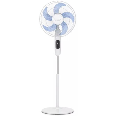 Rowenta – Ventilateur sur pied Turbo Silence 40 cm – 8 vitesses – Débit d'air 3000 m³/h – Silencieux 35 dB – Minuteur 8h – Économie d'énergie
