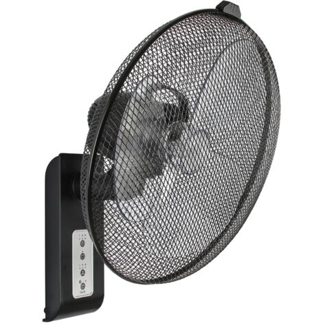 Casafan – Ventilateur mural 40 cm – Télécommande incluse – 3 vitesses – Oscillation 85° – Consommation 54W – Pour espaces commerciaux