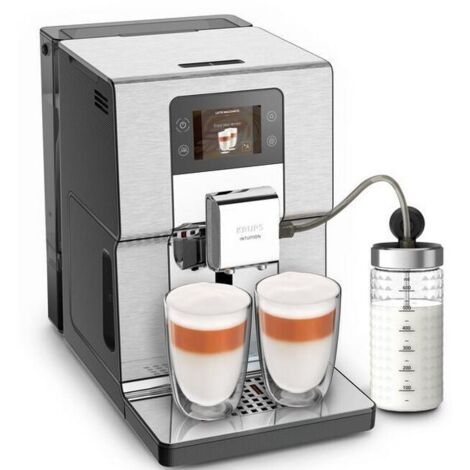 Krups – Cafetière expresso automatique 1550W – 15 bars – 3L – 21 boissons personnalisables – EA877D – Écran tactile TFT (1/5)