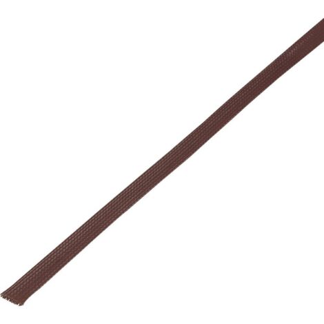 Gaine tressée TRU COMPONENTS CBBOX0510-BN 1572545 marron PET 5 à 10 mm 10 m (1/2)