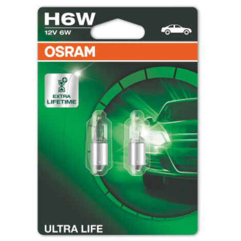 Osram Automotive 4062172394796 Ampoule halogène Ultra Life H6W 6 W 12 V (1/5)