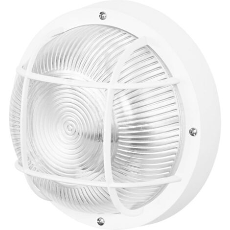 OSRAM HOMELIGHTING Bulkhead Essential Round E27 White 4058075845602 Plafonnier, Applique blanc (1/3)