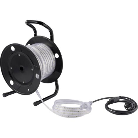 Sygonix SY-6700426 Ruban LED avec connecteur mâle 230 V/AC 25 m blanc froid 1 pc(s) (1/5)