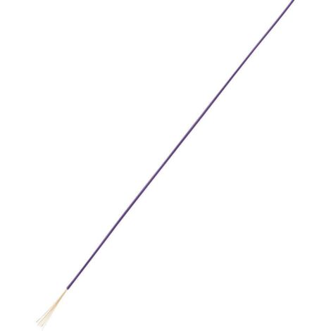 TRU COMPONENTS 1567791 Fil de câblage LiFY 1 x 0.05 mm² violet 100 m (1/2)