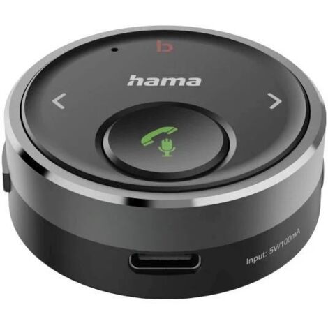 Hama Bluetooth®-Receiver für Kfz, 3,5-mm-Stecker, Sprachsteuerung, Freisprechen Kit mains libres Bluetooth (1/5)