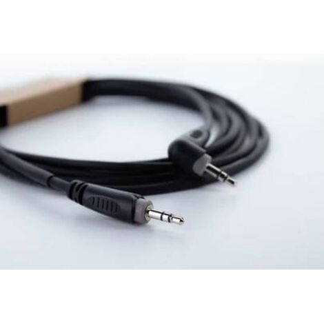 Câble de raccordement Cordial 14833 Jack audio [1x Jack mâle 3.5 mm - 1x Jack mâle 3.5 mm] 3 m noir gaine en PVC, torsa (1/5)