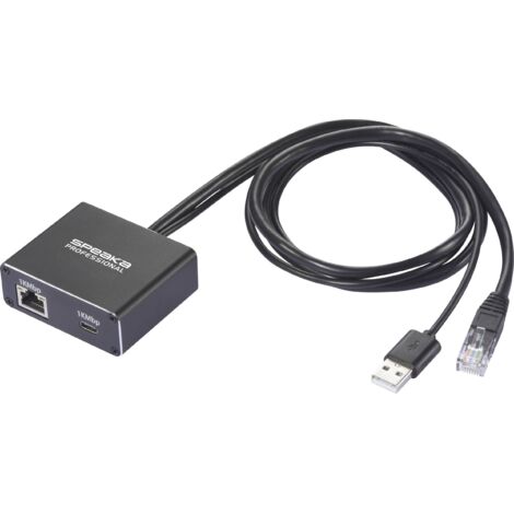 Adaptateur réseau/hub SpeaKa Professional SP-GNS-200 1 GBit/s USB-C®, RJ45 (1/5)