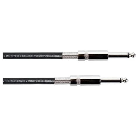 Câble de raccordement Cordial 14758 Jack instruments [1x Jack mâle 6,3 mm (mono) - 1x Jack mâle 6,3 mm (mono)] 6.00 m n (1/5)