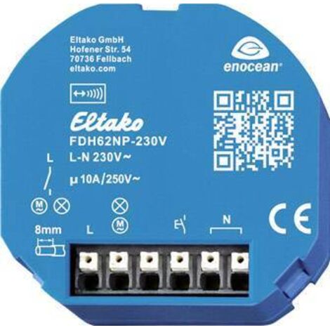 Relais De Commutation Eltako R12-200-24V - 2 Contacts NO, 24V AC, 8A Max, Montage Rail DIN