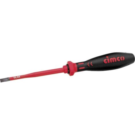 Cimco VDE Tournevis pour vis à fente Largeur de la lame: 3 mm Longueur de la lame: 100 mm A456172 (1/2)