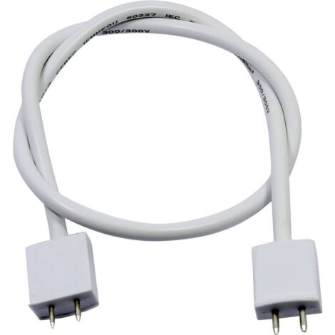Heitronic 500610 MICANO Câble de raccordement 0.50 m blanc (1/2)