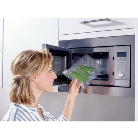 Leifheit 3240 3240 Sachets sous vide résiste à la déchirure, avec joint de soudure, résiste à la cuisson