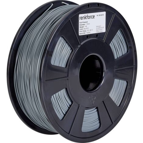 Renkforce RF-4511192 Filament PLA 1.75 mm 1000 g gris 1 pc(s) A333082